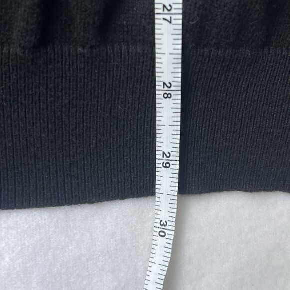 Eddie Bauer V-Neck Sweater Mens XL Black Cashmere Blend Soft Cozy Preppy Casual - Picture 14 of 14